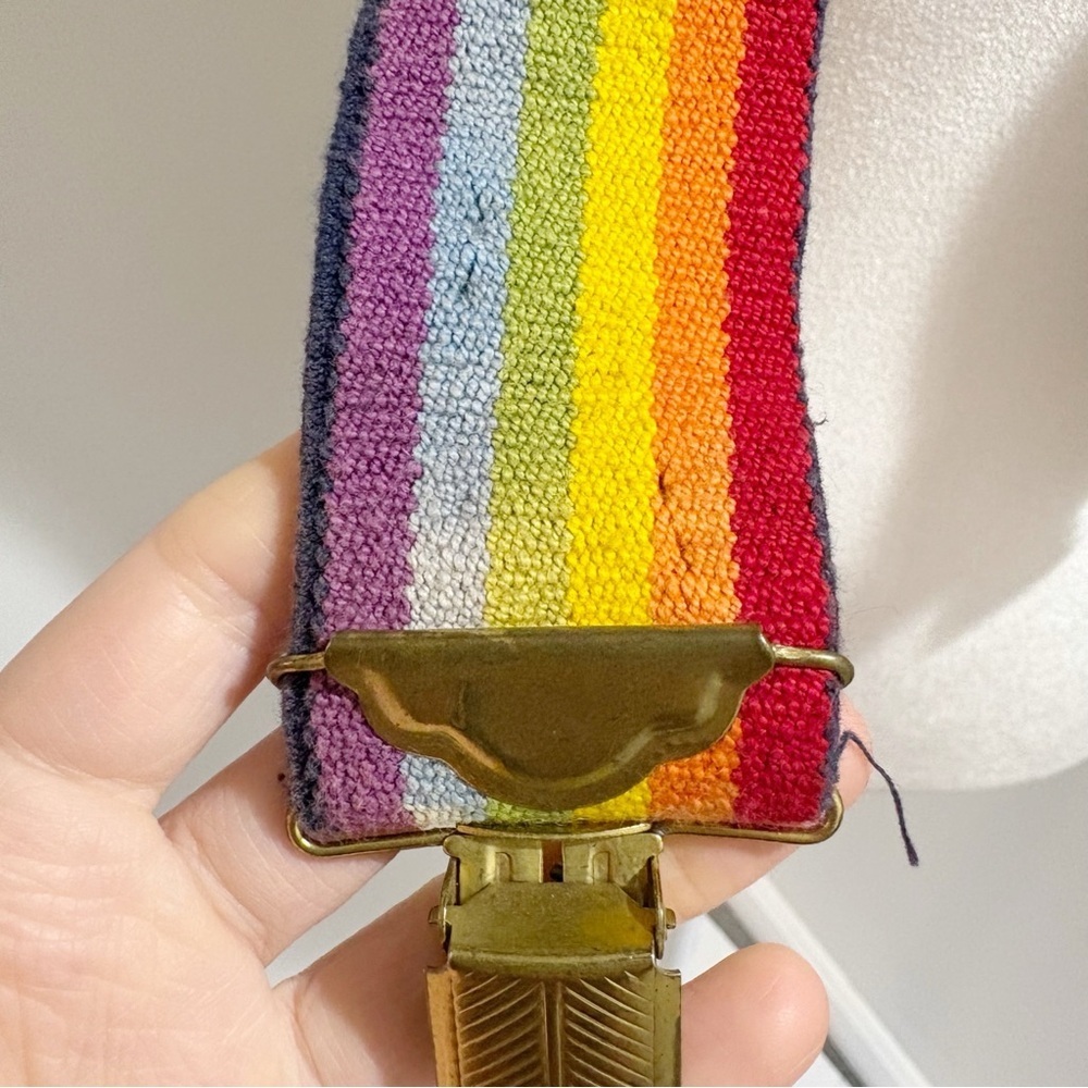 Danbury HIM II Britches Hitchers Rainbow Suspenders One Size Adjustable Bright - Picture 3 of 14